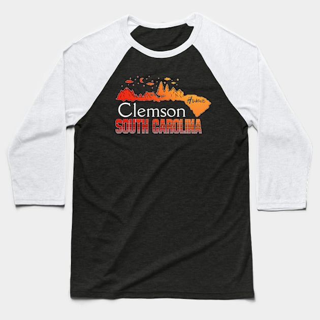 Clemson South Carolina nature lovers souvenir Baseball T-Shirt by Kelowna USA